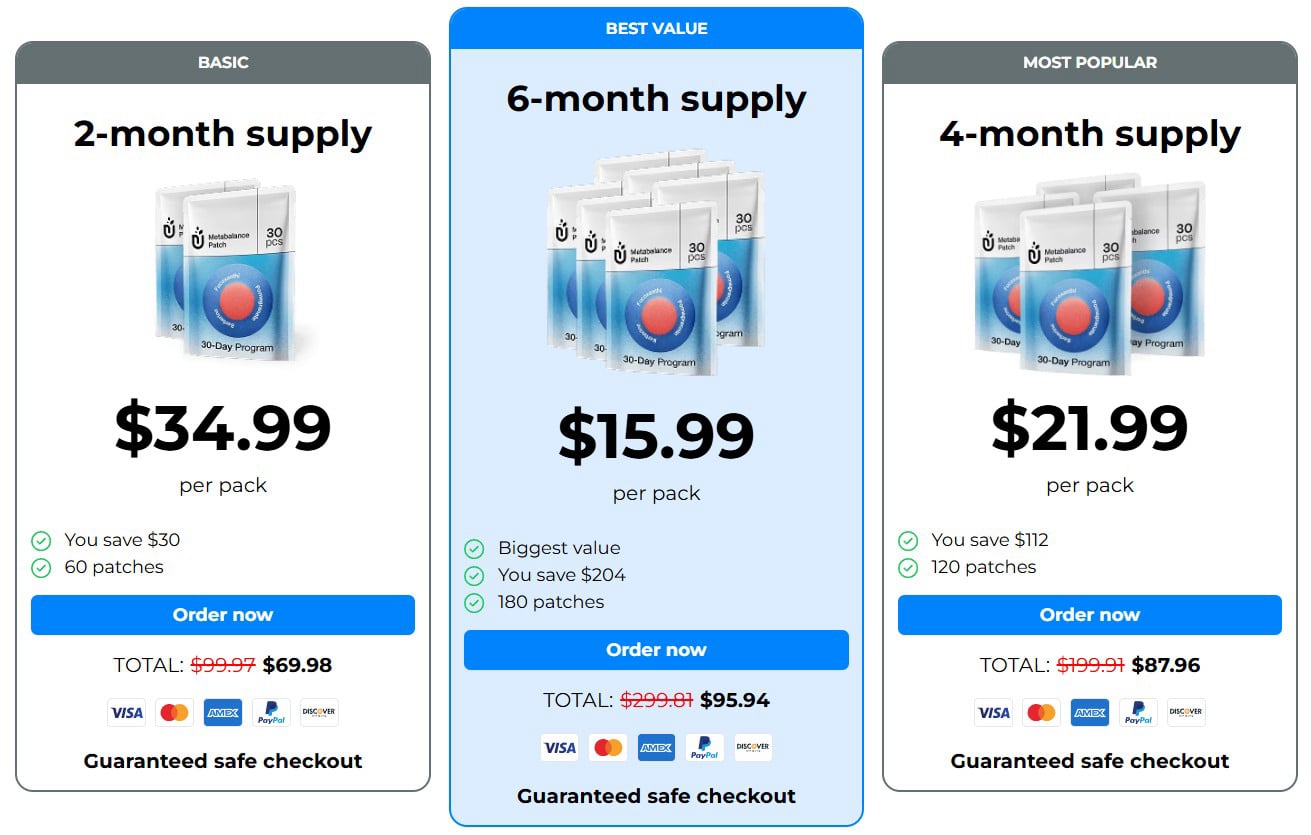 Purisaki Berberine Patch pricing packages — subscribe and save